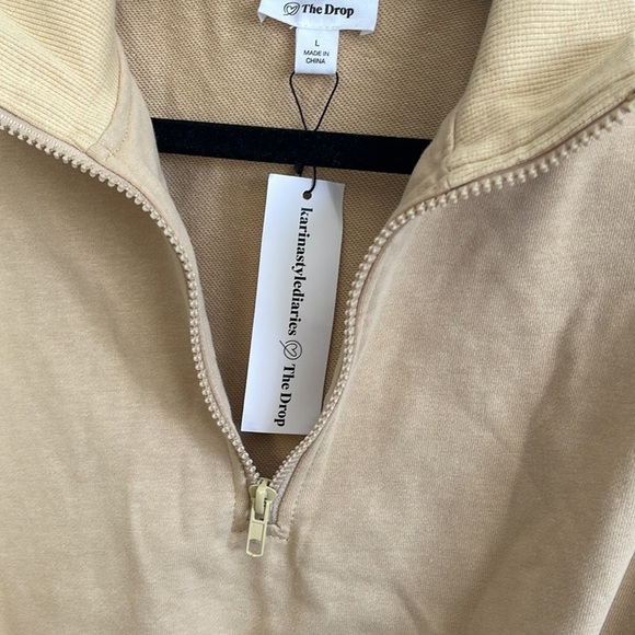 The Drop Half Zip Up Sweater l SIZE L - Picture 3 of 6